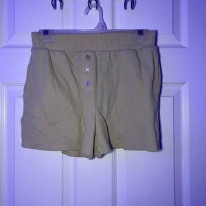 High waisted lounge shorts